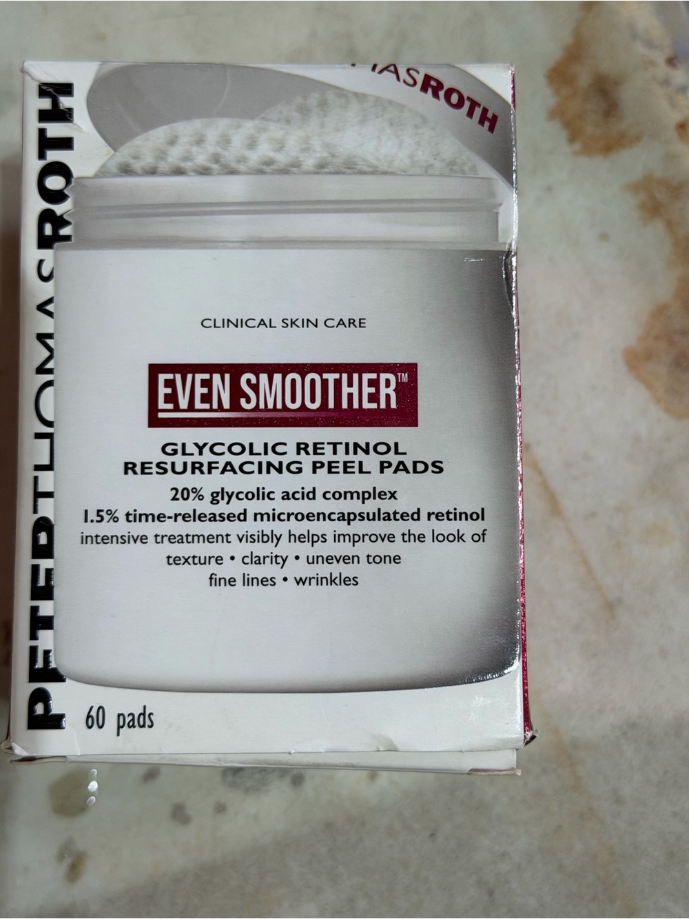 Peter Thomas Roth Even Smoother Resurfacing Peel Pads - White & Burgundy
